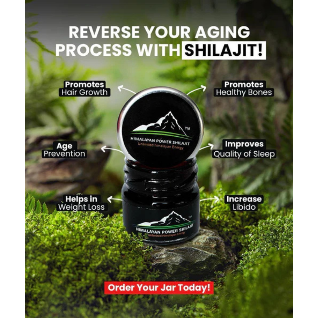 100% Pure Himalayan Shilajit Resin - 20 gm