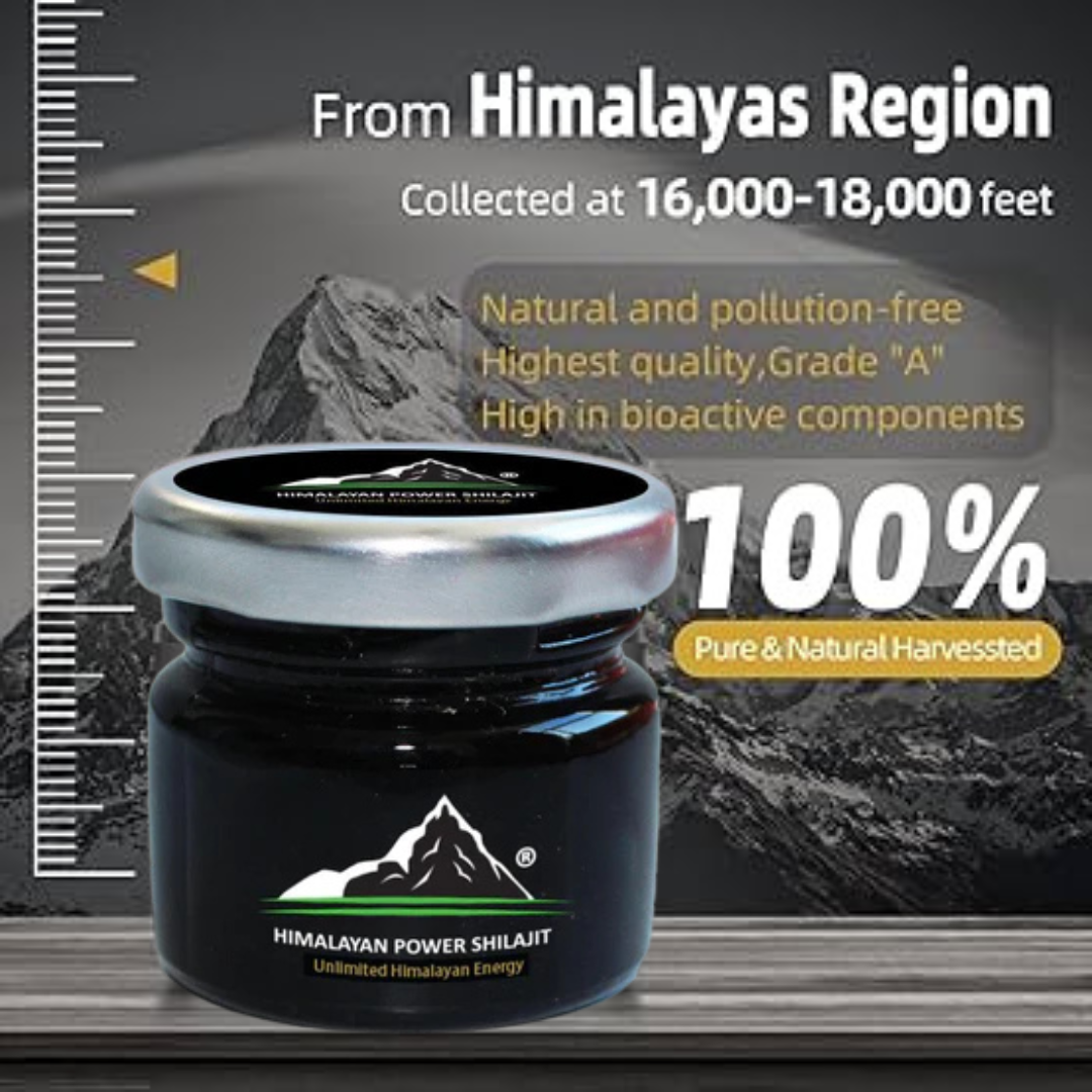 100% Pure Himalayan Shilajit Resin - 20 gm