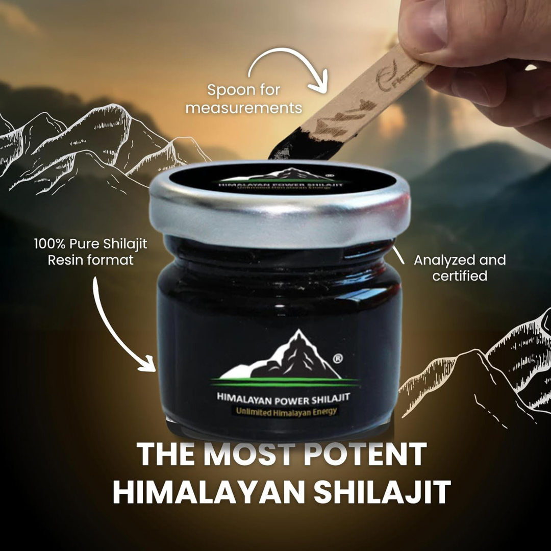 100% Pure Himalayan Shilajit Resin - 20 gm